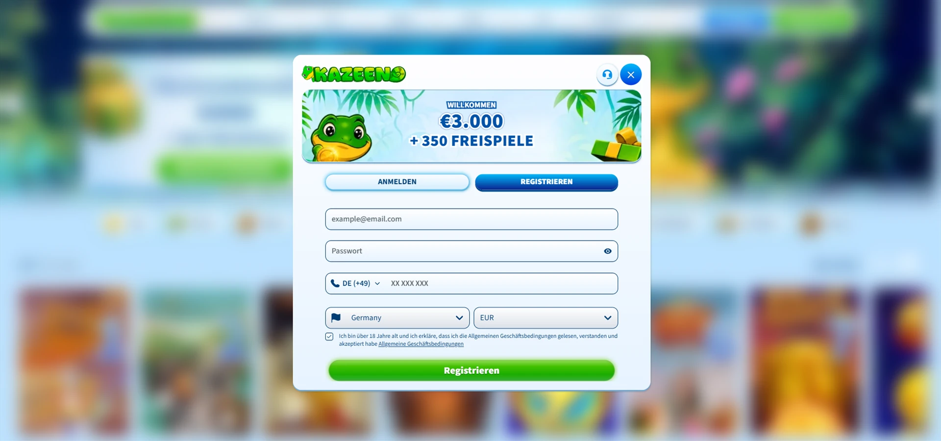 Kazeeno Casino Vorschau