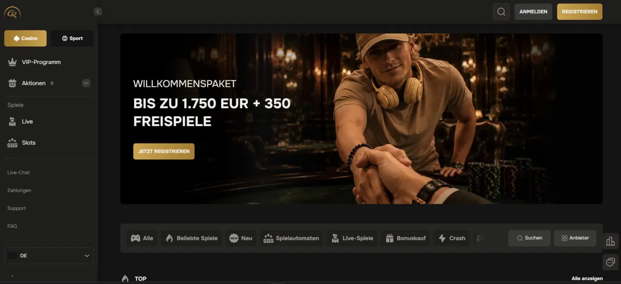 GoldenRing Casino Vorschau